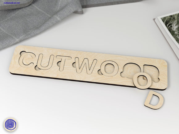 Alphabet Puzzle Custom Name Laser File: Your Creative Blueprint
