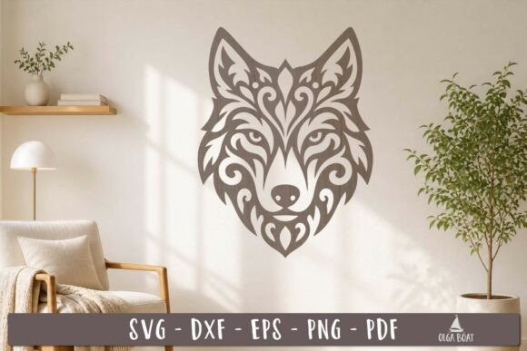 Create a Stunning Wolf Head Papercut SVG Laser Cut Design