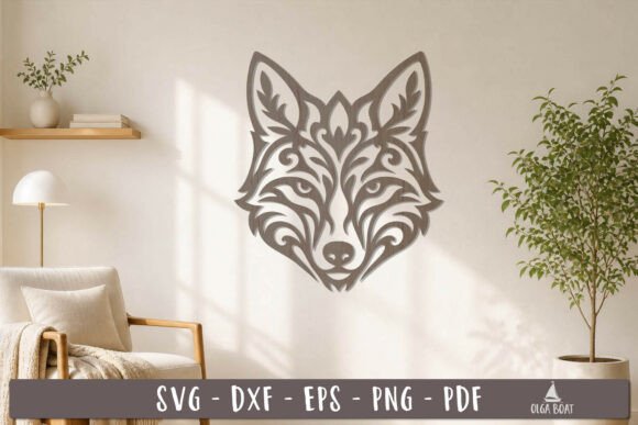 Create Elegant Wall Art with a Fox Papercut Design