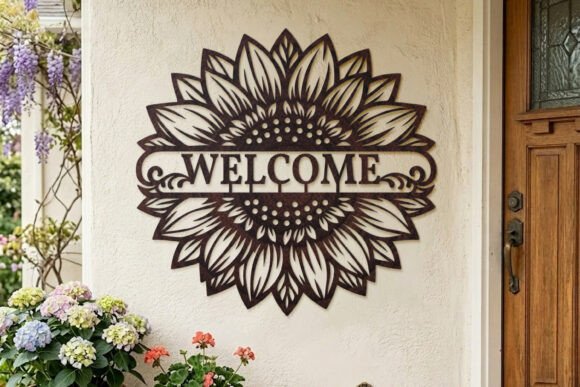 Create Warm Welcomes with a Laser Cut Sunflower SVG