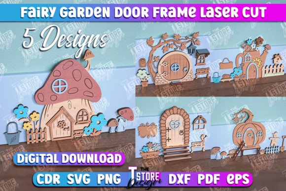 Enchanting Fairy Garden Door Laser Cut Bundle
