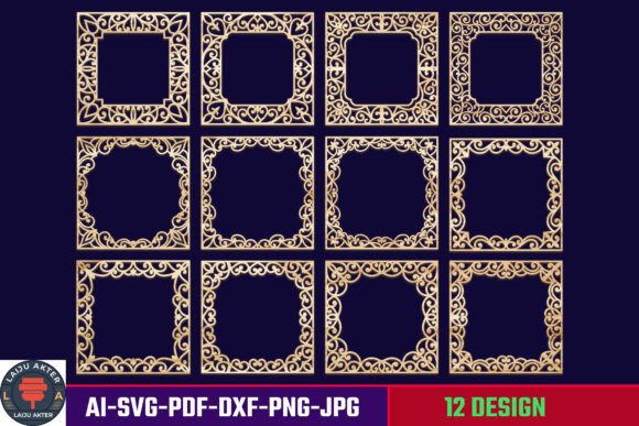 Mirror Frame & Laser Cut Frames Svg