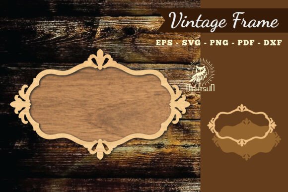 Vintage Lasercut Frame SVG 5: Elegant Design Assets